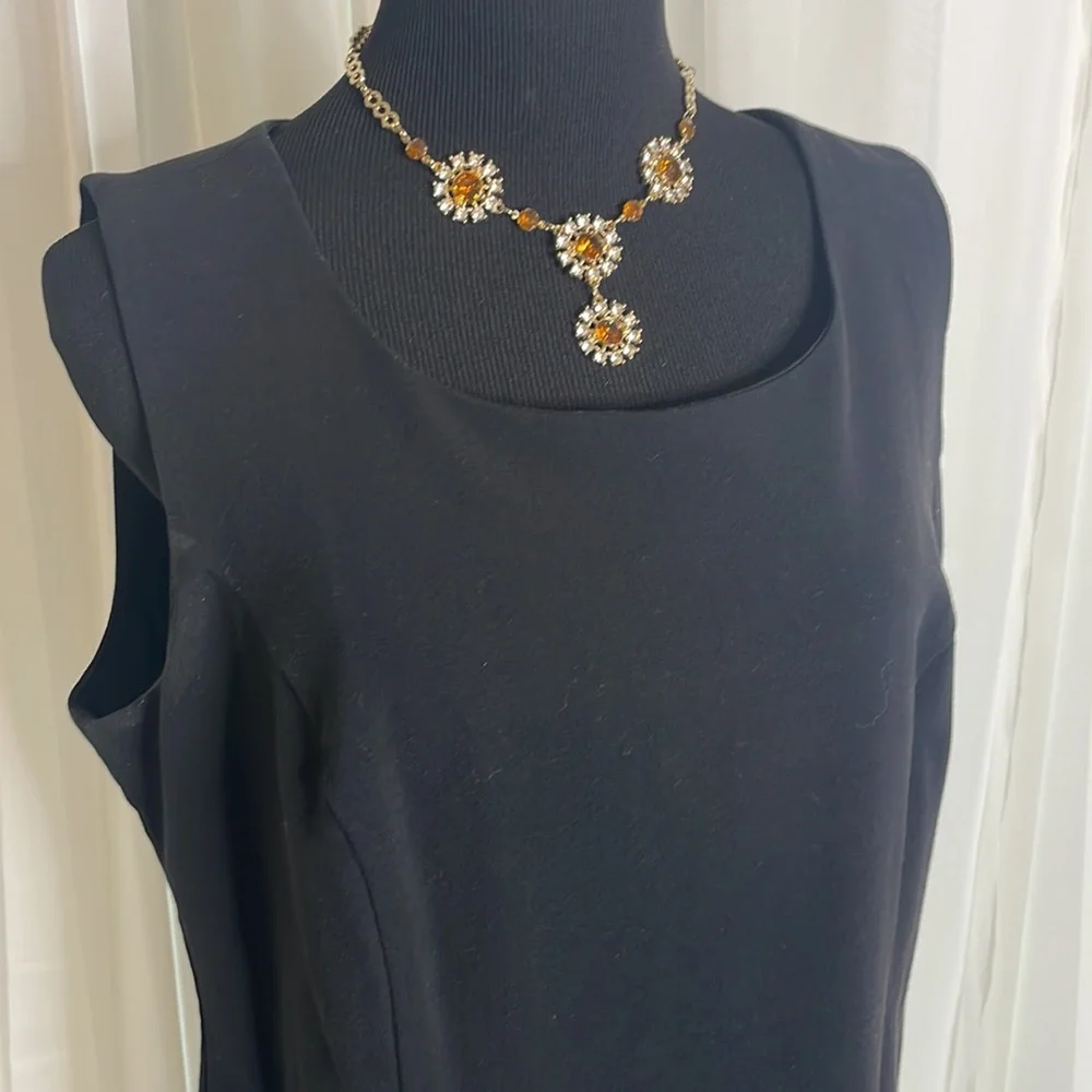 Little Black BRIGGS NEW YORK Sleeveless Dress, size 14